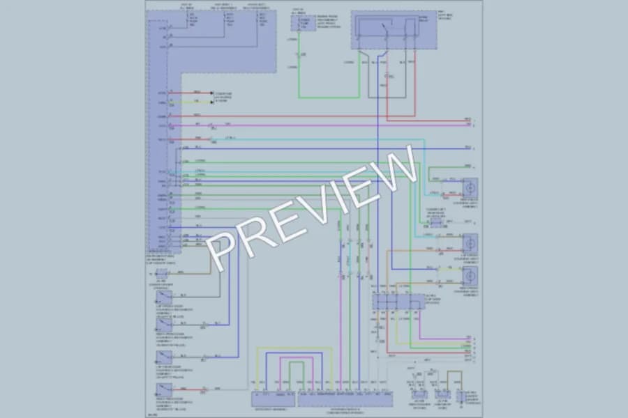 2013 Lexus RX350 Interior Lights wiring diagram preview