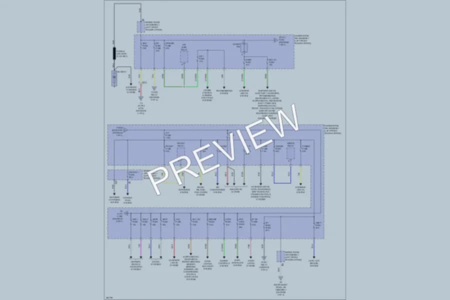 2013 Lexus RX350 Power Distribution wiring diagram preview