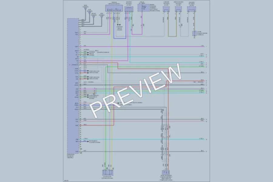 2013 Lexus RX350 Radio wiring diagram preview