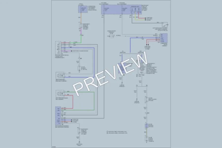 2013 Lexus RX350 Warning Systems wiring diagram preview