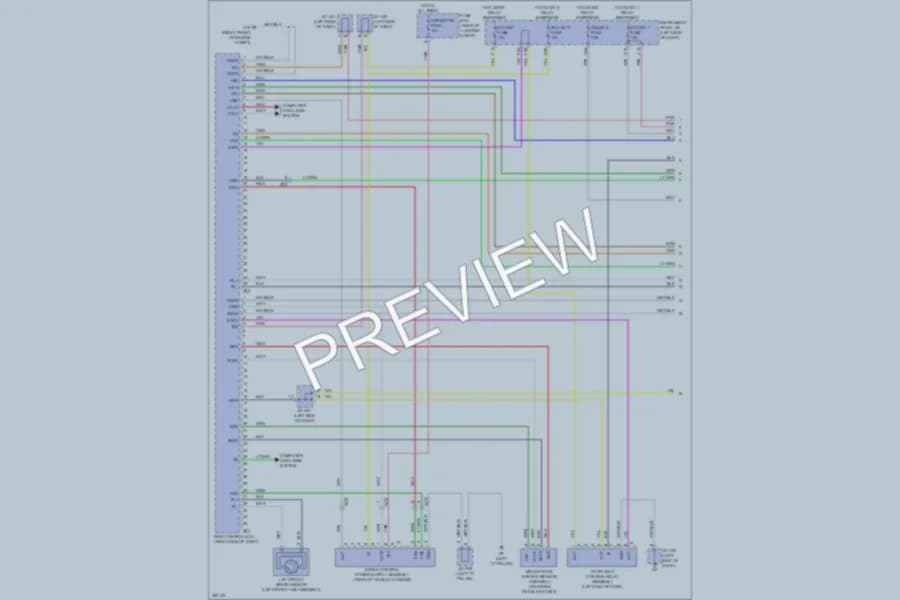 2013 Lexus RX450h Anti Lock Brakes wiring diagram preview
