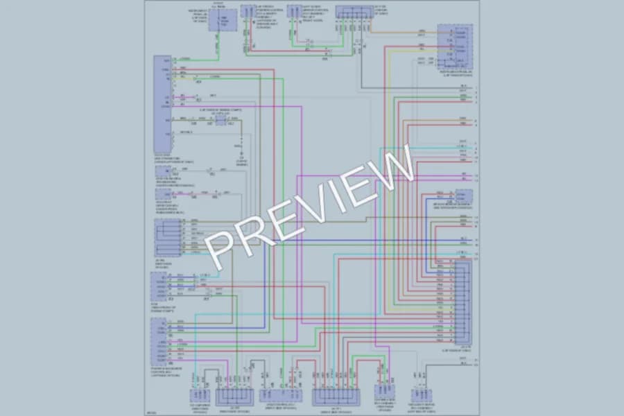 2013 Lexus RX450h Computer Data Lines wiring diagram preview