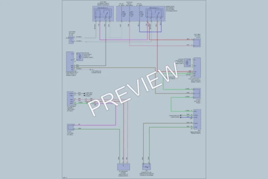 2013 Lexus RX450h Cooling Fan wiring diagram preview