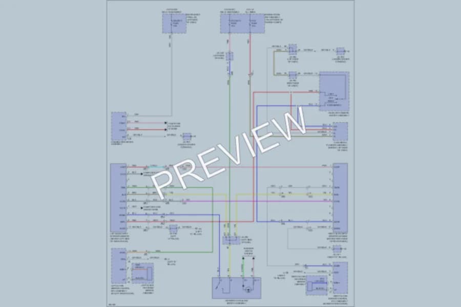 2013 Lexus RX450h Navigation wiring diagram preview