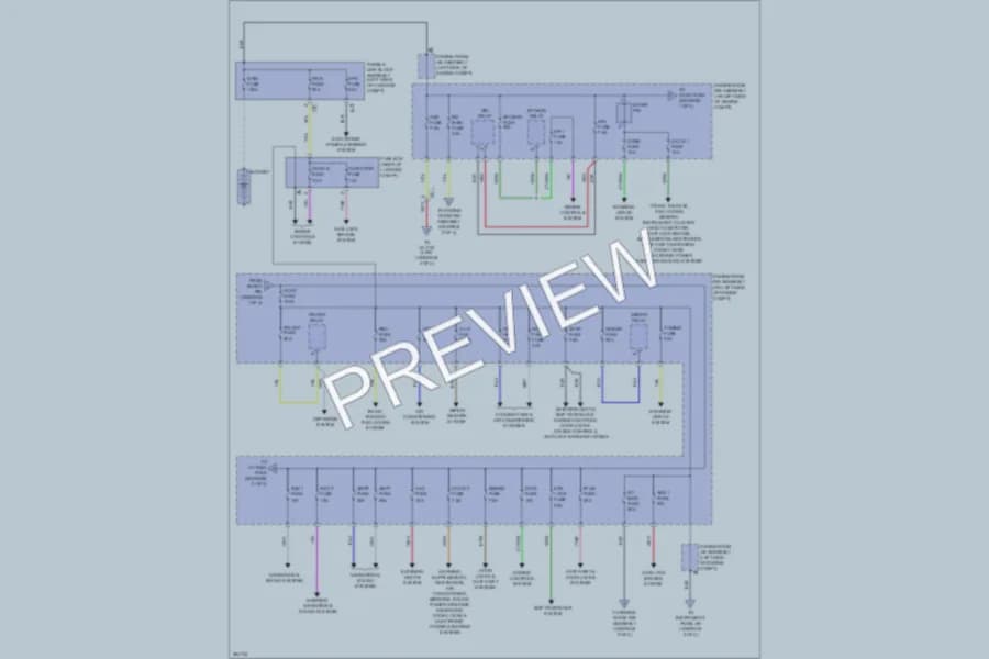 2013 Lexus RX450h Power Distribution wiring diagram preview