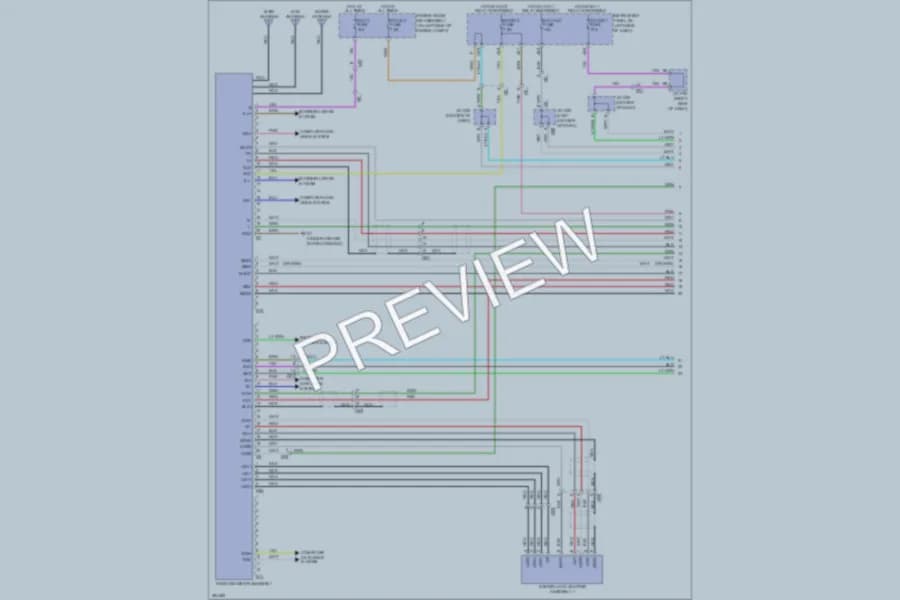 2013 Lexus RX450h Radio wiring diagram preview