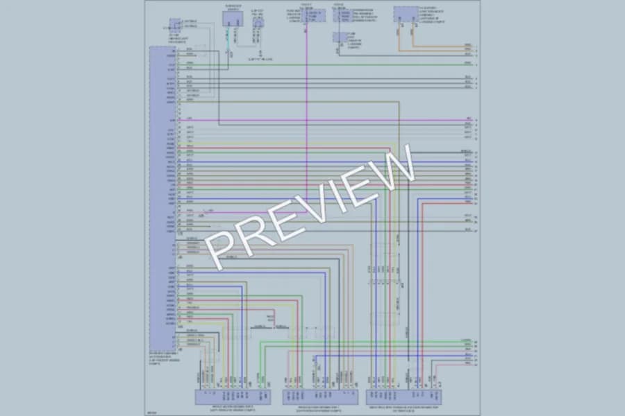 2013 Lexus RX450h Transmission wiring diagram preview