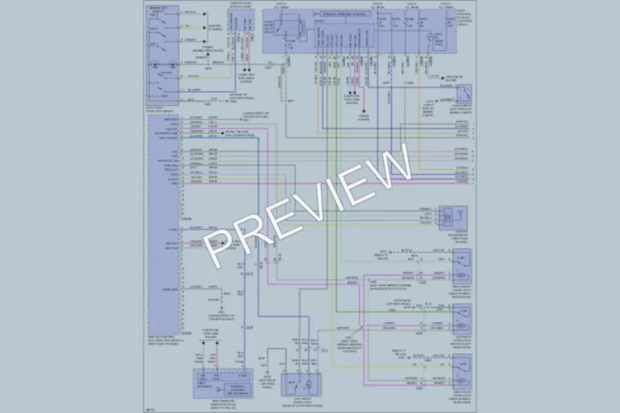 2013 Lincoln MKS Anti Theft wiring diagram preview