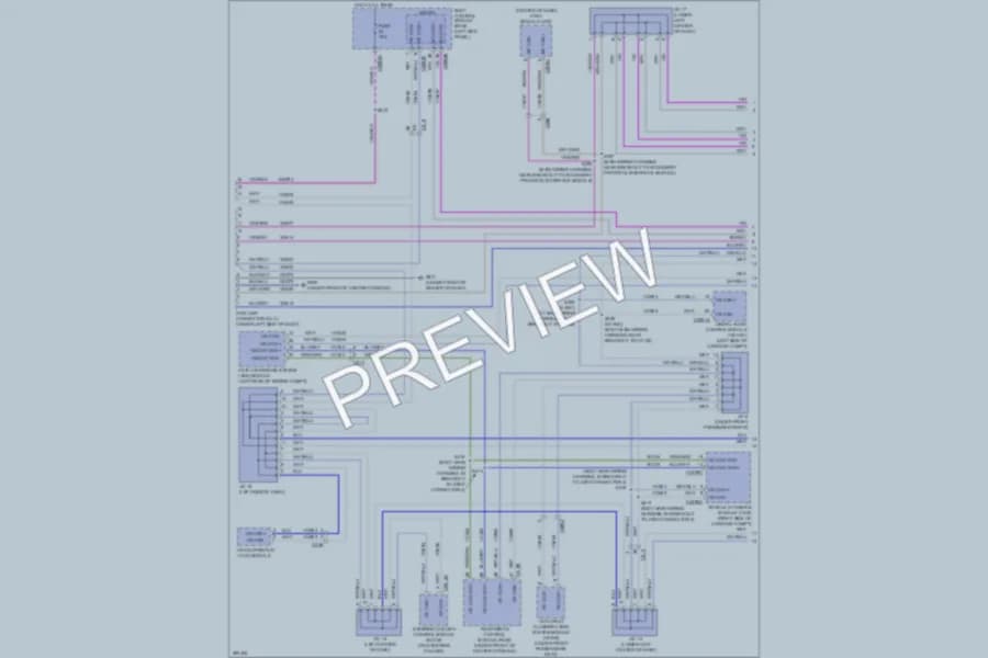 2013 Lincoln MKS Computer Data Lines wiring diagram preview