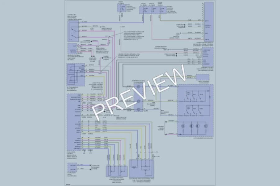 2013 Lincoln MKS Cruise Control wiring diagram preview