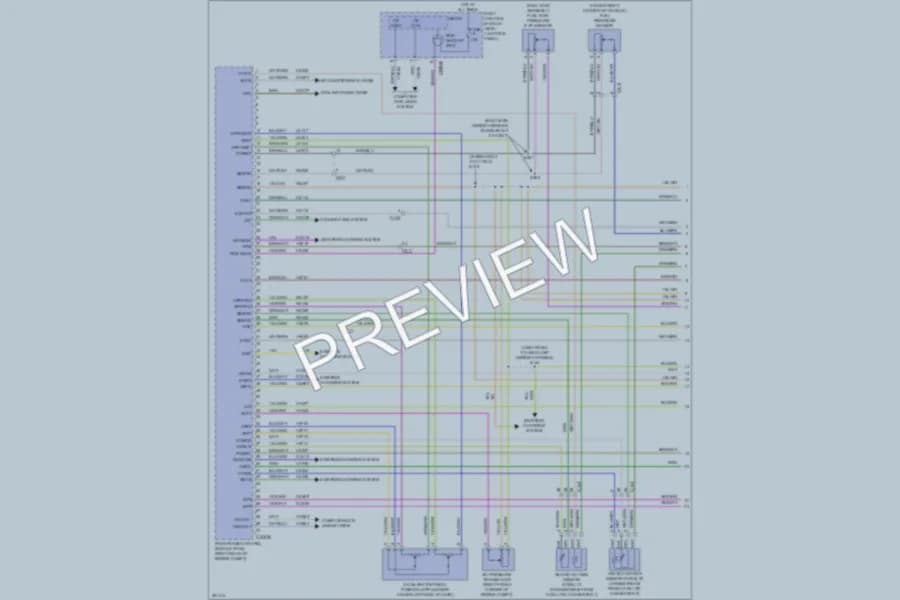 2013 Lincoln MKS Engine Performance wiring diagram preview