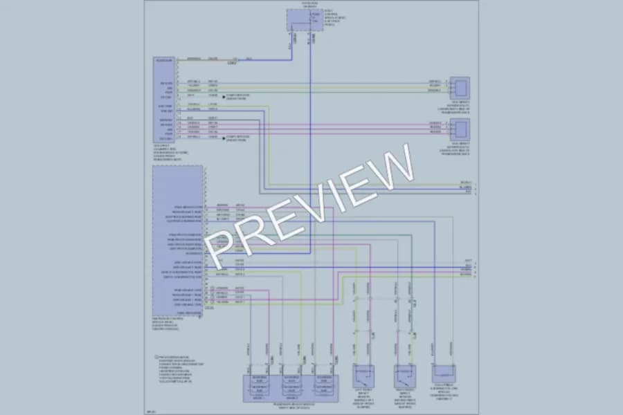 2013 Lincoln MKS Supplemental Restraints wiring diagram preview