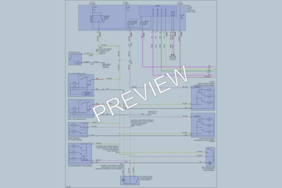 2013 Lincoln MKT Interior Lights wiring diagram preview