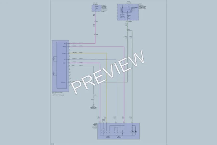 2013 Lincoln MKT Power Top Sunroof wiring diagram preview