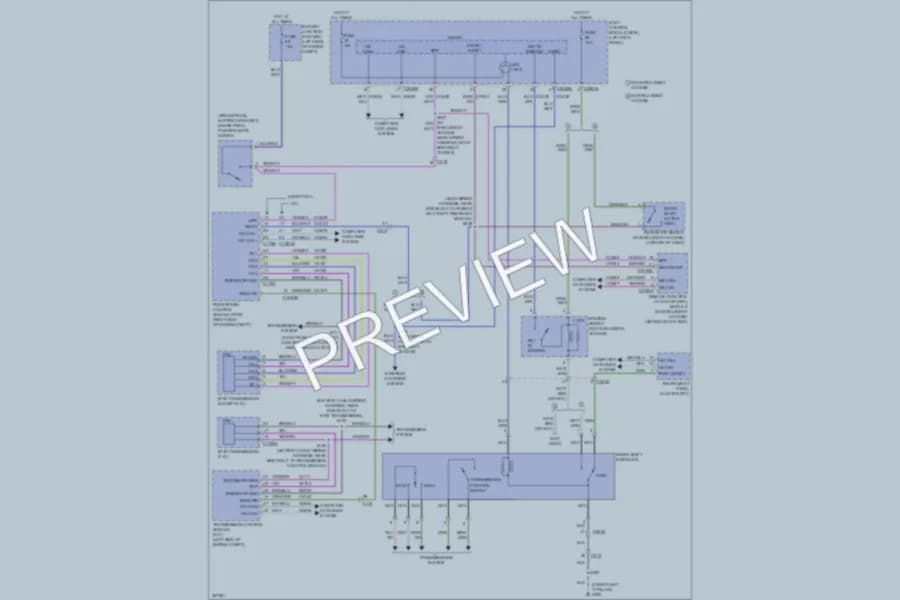 2013 Lincoln MKX Shift Interlock wiring diagram preview