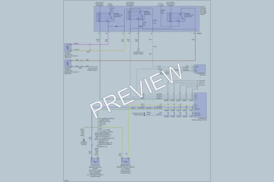 2013 Lincoln MKZ Cooling Fan wiring diagram preview