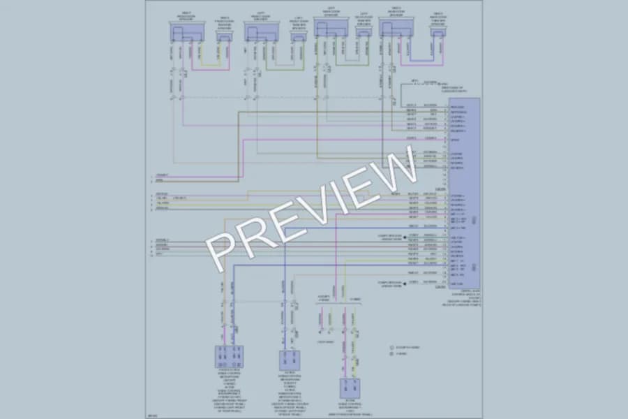 2013 Lincoln MKZ Navigation wiring diagram preview