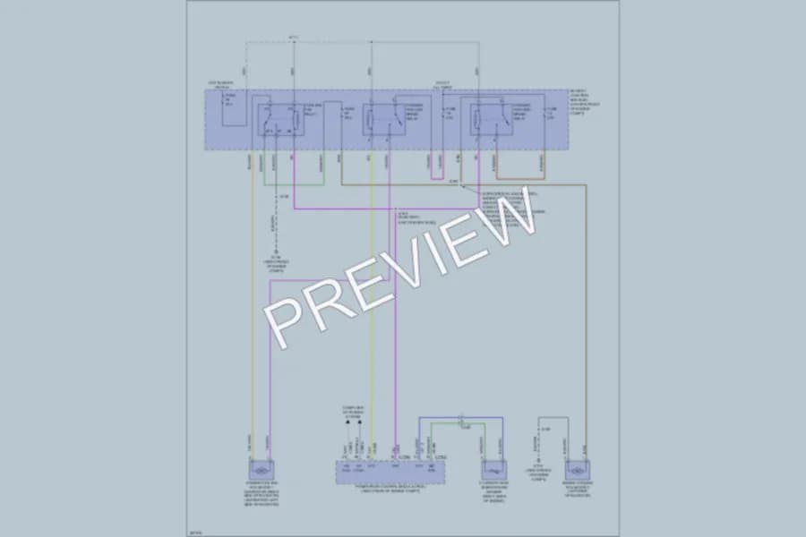 2013 Lincoln Navigator Cooling Fan wiring diagram preview