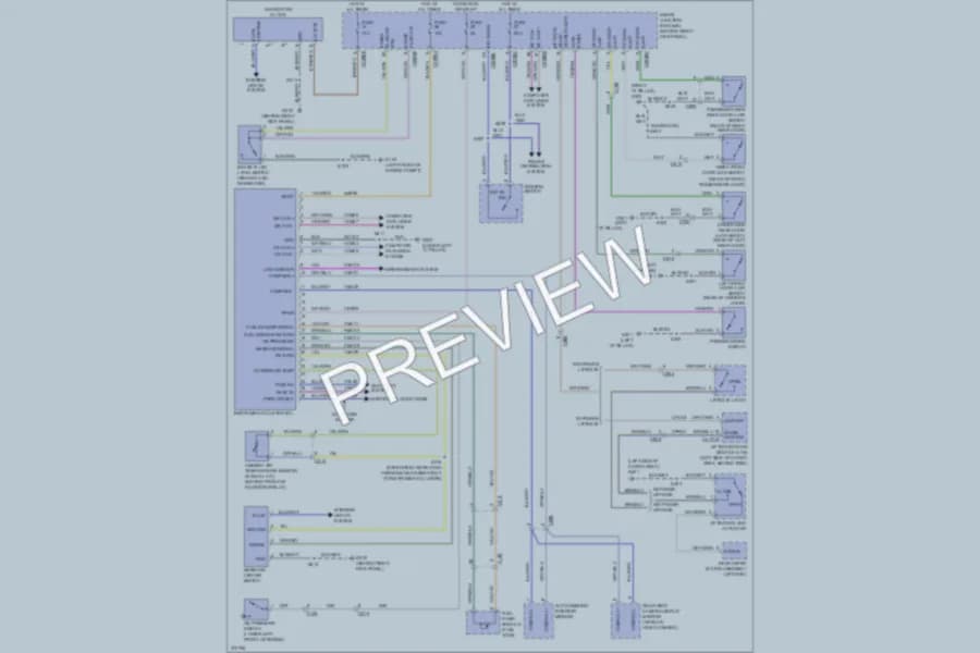 2013 Lincoln Navigator Instrument Cluster wiring diagram preview