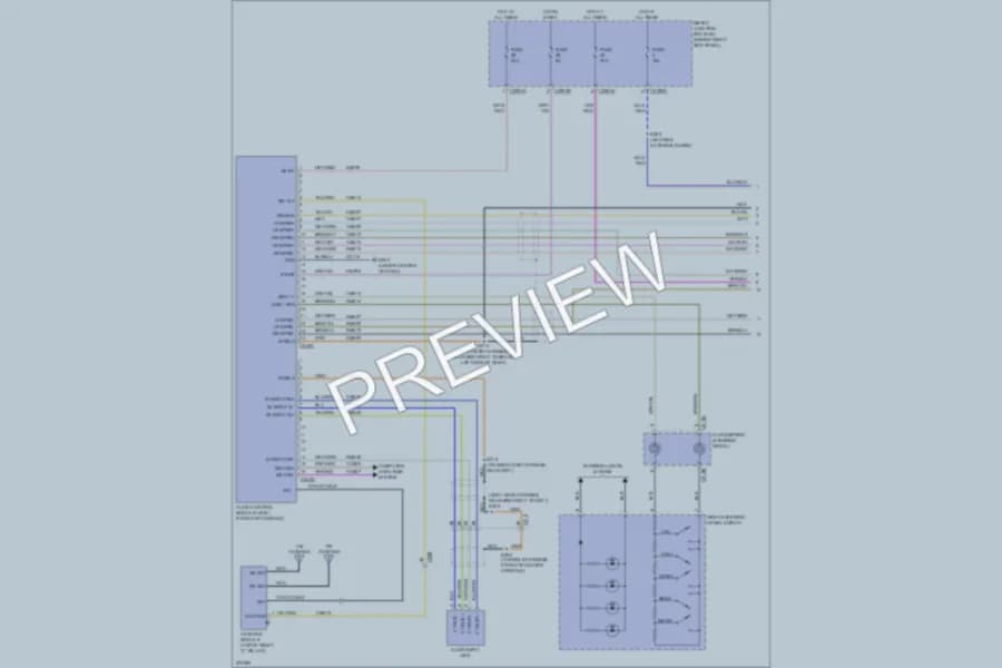 2013 Lincoln Navigator Navigation wiring diagram preview