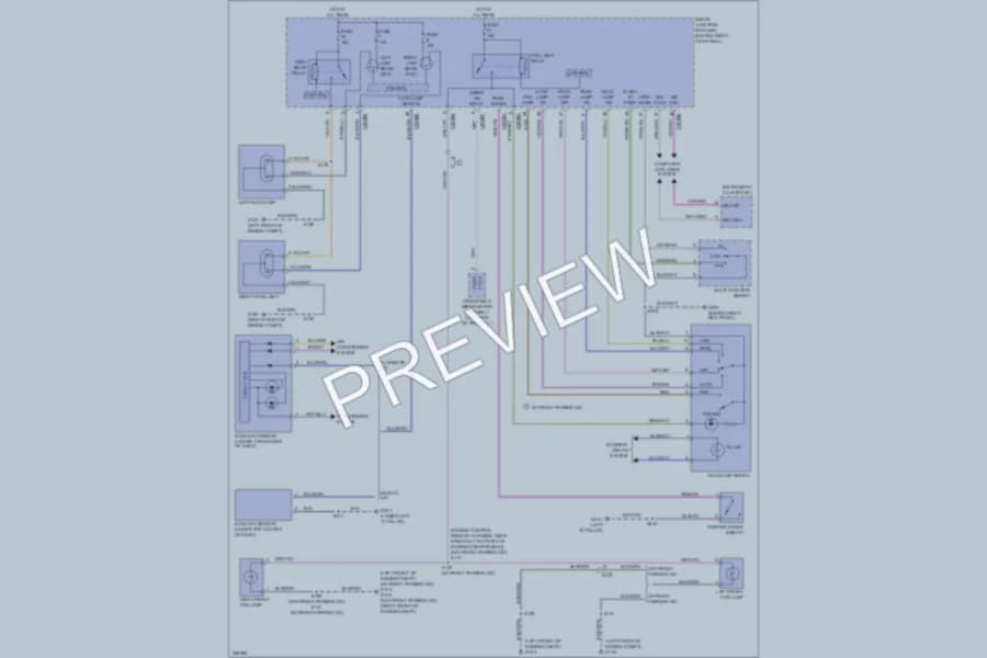 2013 Lincoln NavigatorL Headlights wiring diagram preview
