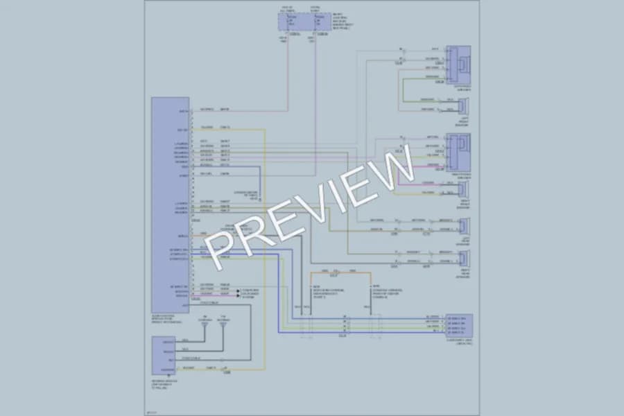2013 Lincoln NavigatorL Radio wiring diagram preview