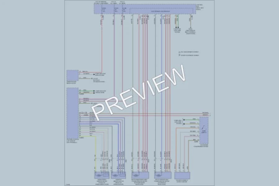 2013 MINI CooperClubman Power Windows wiring diagram preview