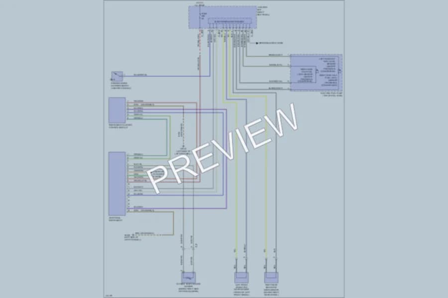 2013 MINI CooperCountryman Instrument Cluster wiring diagram preview