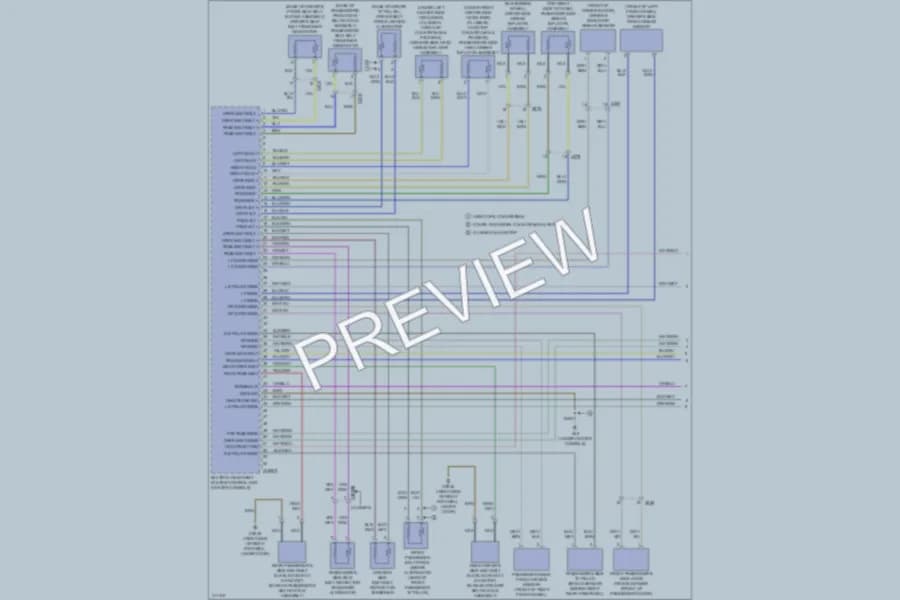 2013 MINI CooperCountryman Supplemental Restraints wiring diagram preview