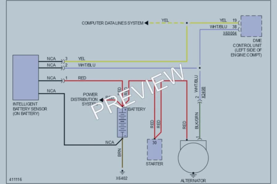 2013 MINI CooperCoupe Starting Charging wiring diagram preview