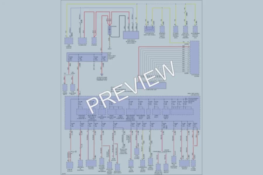 2013 MINI CooperPaceman Power Distribution wiring diagram preview