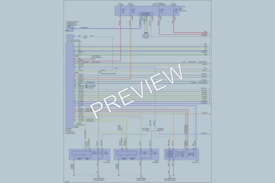 2013 MINI CooperRoadster Headlights wiring diagram preview