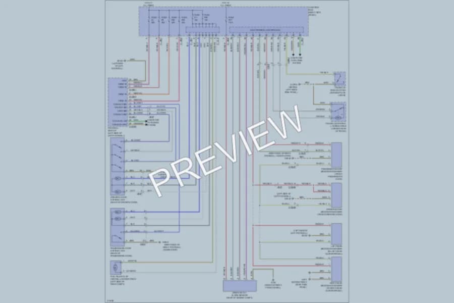 2013 MINI CooperRoadster Power Door Locks wiring diagram preview