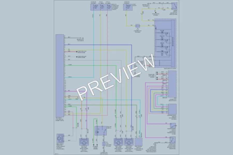 2013 Mazda 3 Anti Lock Brakes wiring diagram preview
