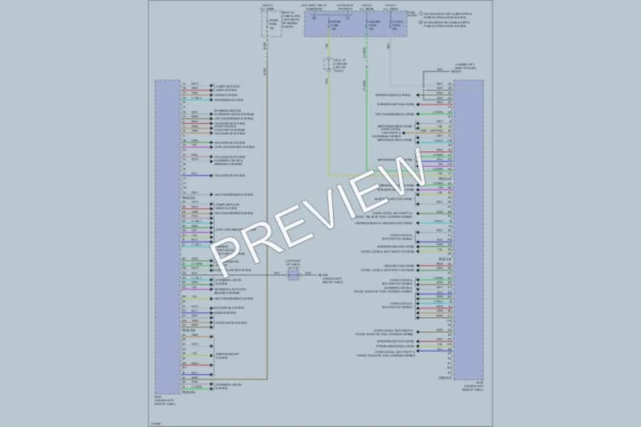 2013 Mazda 3 Body Control Modules wiring diagram preview
