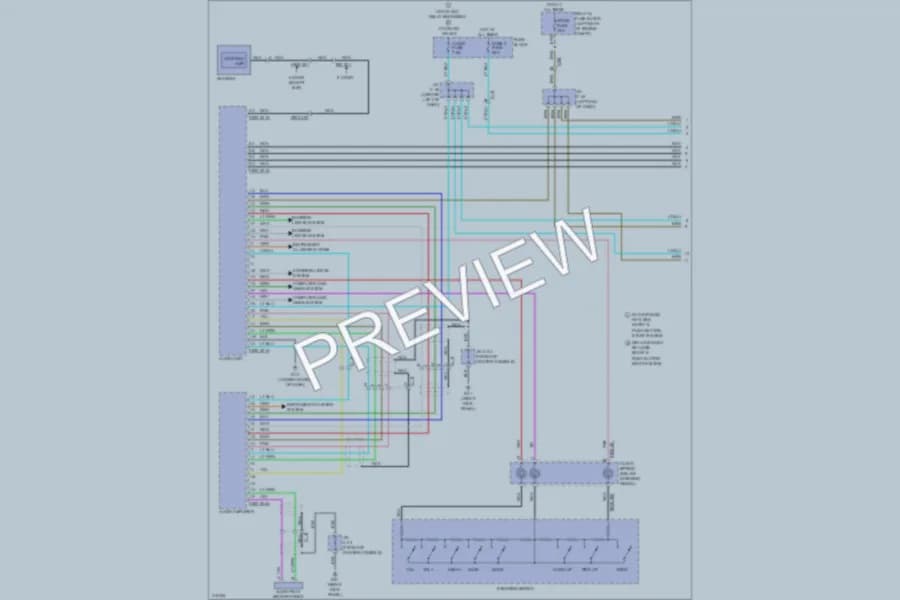 2013 Mazda 3 Radio wiring diagram preview