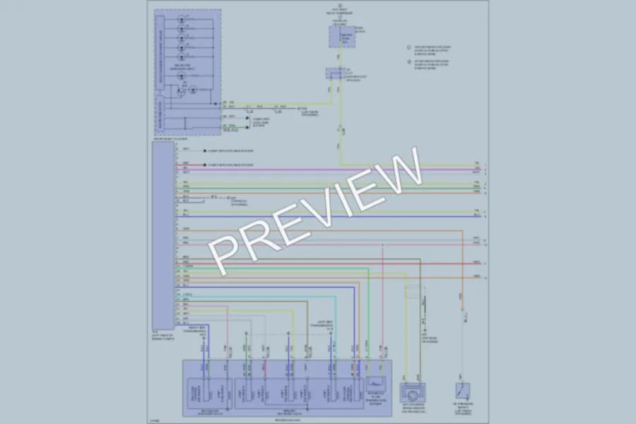 2013 Mazda 3 Transmission wiring diagram preview
