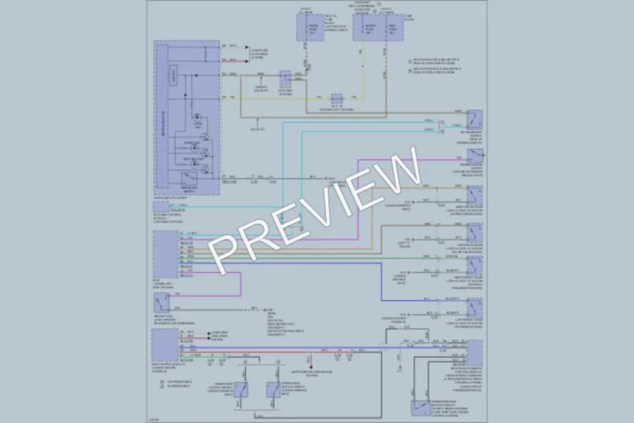 2013 Mazda 3 Warning Systems wiring diagram preview