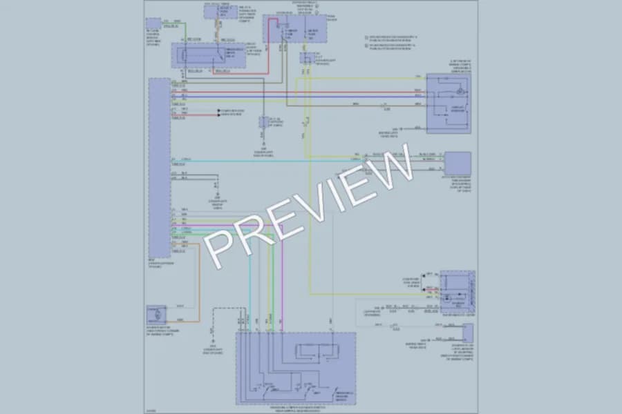 2013 Mazda 3 Wiper Washer wiring diagram preview