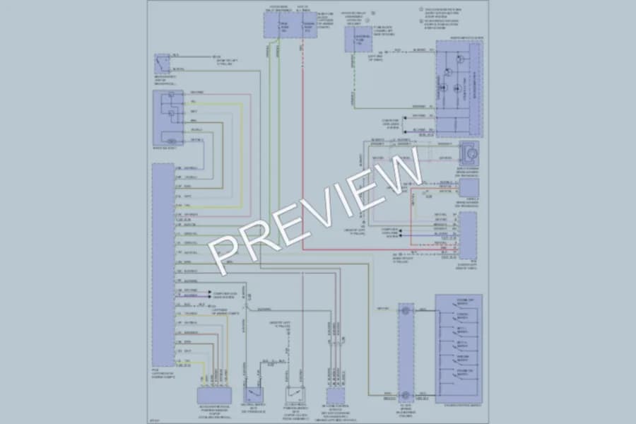 2013 Mazda 6 Cruise Control wiring diagram preview