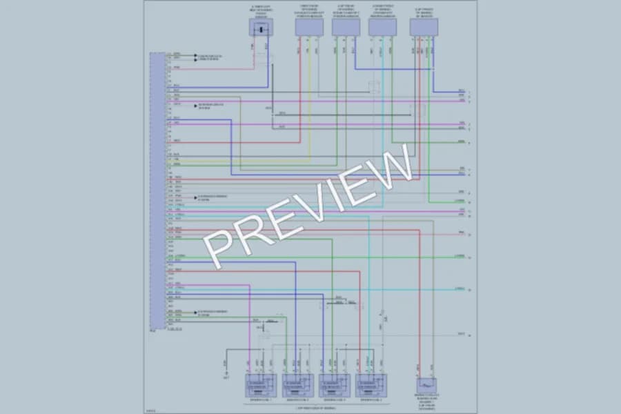 2013 Mazda CX5 Engine Performance wiring diagram preview