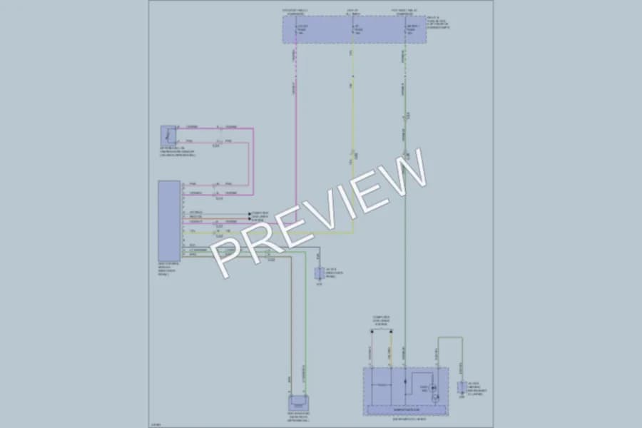 2013 Mazda CX5 Transmission wiring diagram preview