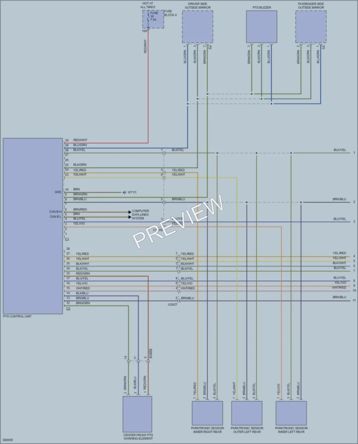 2013 MercedesBenz 2500Sprinter Navigation wiring diagram preview