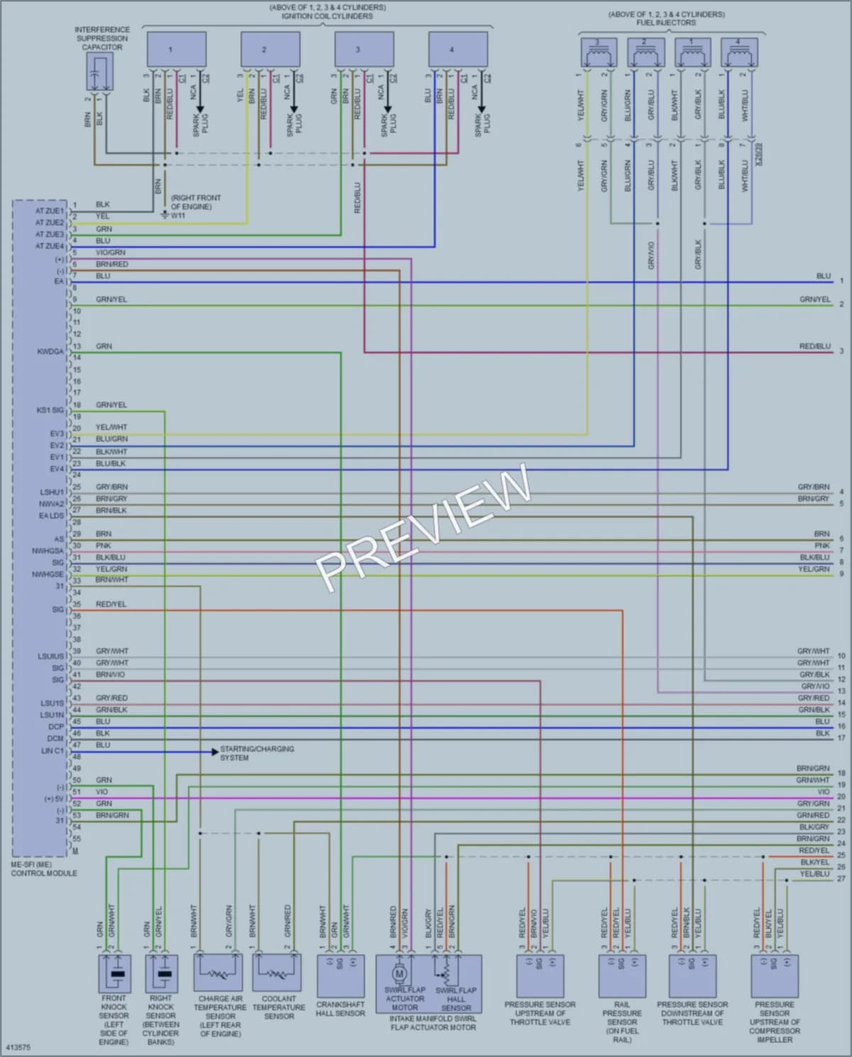 2013 MercedesBenz C250 Engine Performance wiring diagram preview