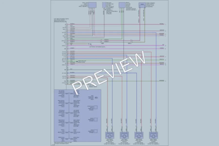 2013 MercedesBenz E350BLUETEC Anti Lock Brakes wiring diagram preview
