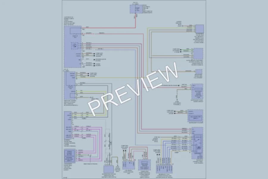 2013 MercedesBenz E350BLUETEC Anti Theft wiring diagram preview