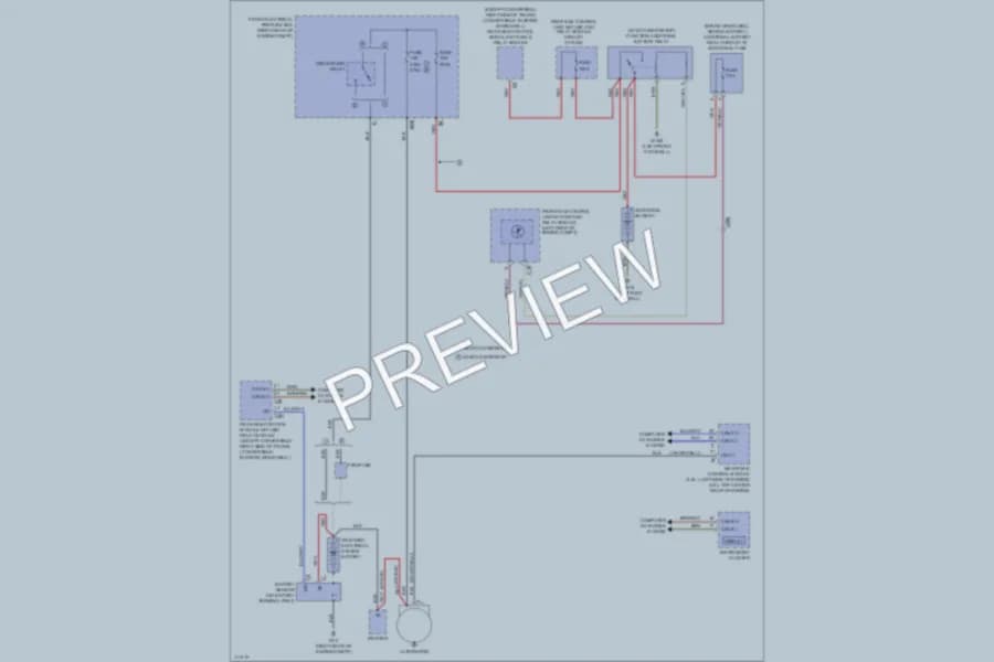 2013 MercedesBenz E350BLUETEC Starting Charging wiring diagram preview