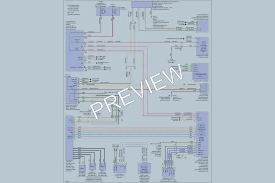 2013 MercedesBenz E400HYBRID Anti Theft wiring diagram preview