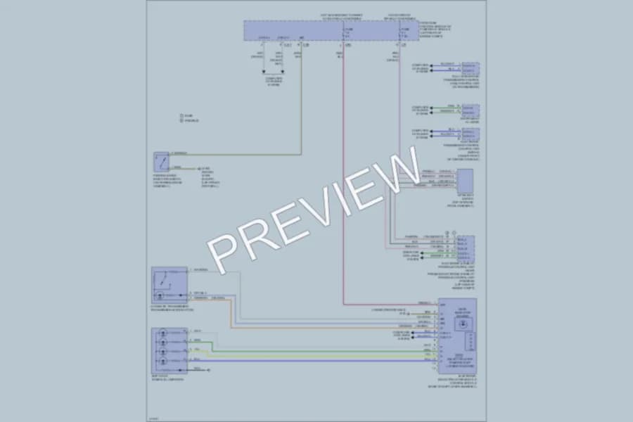 2013 MercedesBenz E400HYBRID Shift Interlock wiring diagram preview