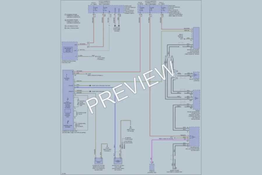 2013 MercedesBenz E550 Engine Accessories wiring diagram preview